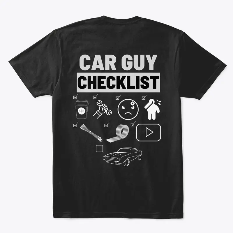 SK04 Car Guy Checklist Tee 